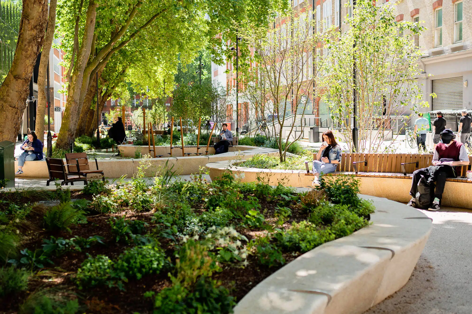 West End Project Alfred Place Gardens London Camden Norman Rourke Pryme NRP Construction Consultancy